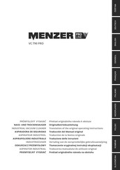 Menzer VC 790 PRO Traduction De La Notice Originale