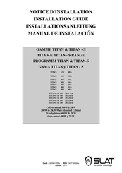 SLAT TITAN 48V 25A Notice D'installation