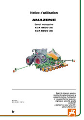 Amazone EDX 6000-2C Notice D'utilisation