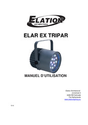 Elation Architectural ELAR EX TRIPAR Manuel D'utilisation