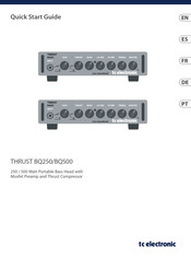TC Electronic THRUST BQ500 Guide De Démarrage Rapide