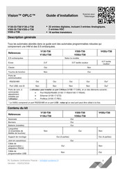 Unitronics Vision OPLC V130-33-T38 Guide D'installation