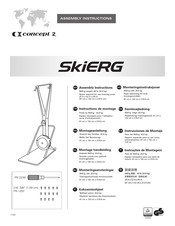 concept 2 SkiERG Instructions De Montage