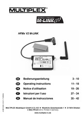 Multiplex HFMx V2 M-LINK Notice D'utilisation