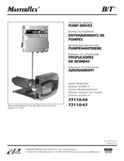 Cole-Parmer MasterFlex B/T 77110-47 Notice D'utilisation