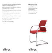 VITRA Unix Chair Mode D'emploi