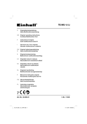 EINHELL TE-MG 12 Li Instructions D'origine