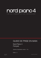 nord Nord piano 4 Guide De Prise En Main