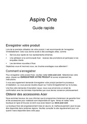 Acer Aspire One Guide Rapide