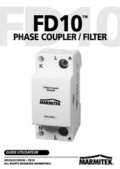Marmitek FD10 PHASE COUPLER/FILTER Guide Utilisateur