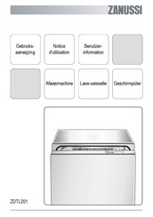 Zanussi ZDTL201 Notice D'utilisation