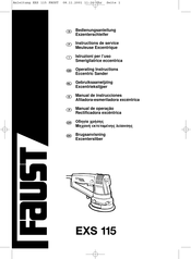 Faust EXS 115 Instructions De Service