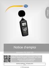 PCE Instruments PCE-353N Notice D'emploi