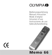 Olympia Memo 66 Mode D'emploi