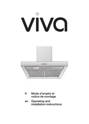 Viva VVA92E450 Mode D'emploi Et Notice De Montage