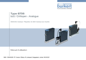 Burkert 8756 Manuel D'utilisation