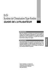 LG LWN1862QCG Guide De L'utilisateur