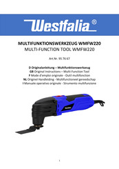 Westfalia WMFW220 Mode D'emploi