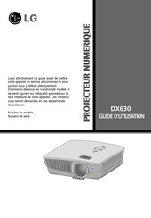LG DX630 Guide D'utilisation