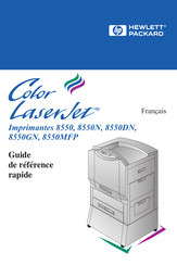 HP Color LaserJet 8550DN Guide De Référence Rapide