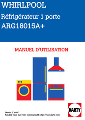 Whirlpool ARG18015A+ Guide De Consultation Rapide