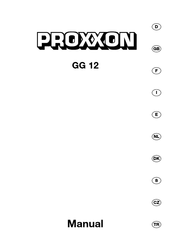 Proxxon GG 12 Mode D'emploi