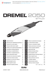 Dremel 2050-15 Stylo+ Traduction De La Notice Originale