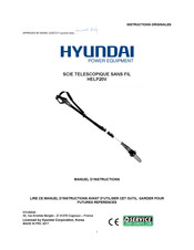 Hyundai HELP20V Manuel D'instructions