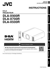 JVC DLA-X900R Manuel D'utilisateur