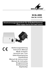 Monacor SCA-400 Mode D'emploi