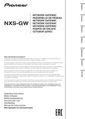 Pioneer NXS-GW Mode D'emploi