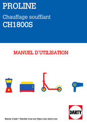 Proline CH1800S Manuel D'utilisation