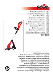 Grizzly ERT 530 R Traduction De La Notice D'utilisation Originale