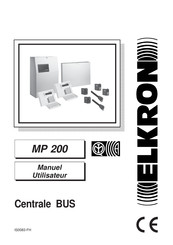 Elkron MP 200 Manuel Utilisateur