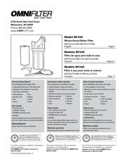 Omnifilter BF36C Instructions D'installation