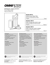 Omnifilter BF35 Instructions D'installation