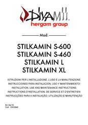 hergom STILKAMIN S-460 Instructions D'installation, De Service Et D'entretien