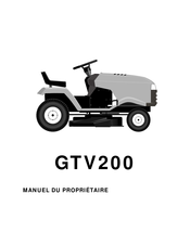 Husqvarna GTV200 Manuel Du Propriétaire