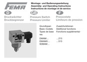 Fema DWAM Série Instructions De Montage Et De Service