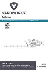 Yardworks 060-2372-8 Guide D'utilisation
