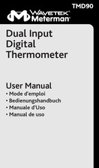 Wavetek Meterman TMD90 Mode D'emploi