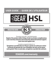 USA GEAR HSL Guide De L'utilisateur