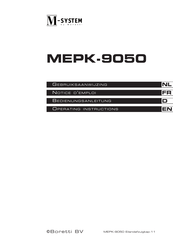 BORETTI M-System MEPK-9050 Notice D'emploi