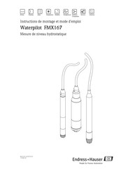 Endress+Hauser Waterpilot FMX167 Instructions De Montage Et Mode D'emploi