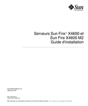 Sun Microsystems Sun Fire X4600 M2 Guide D'installation