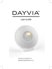 DAYVIA Light Up 800 Notice D'utilisation