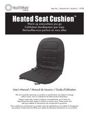 HealthMate Heated Seat Cushion 9738 Guide D'utilisation