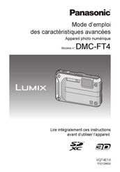Panasonic Lumix DMC-FT4 Mode D'emploi