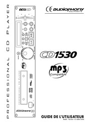 audiophony CD-1530 Guide De L'utilisateur