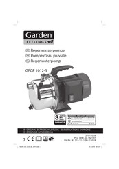 Garden feelings GFGP 1012-S Instructions D'origine